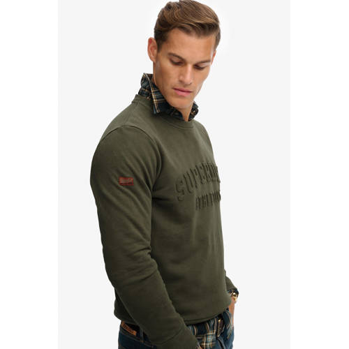 Superdry sweater donkergroen afbeelding