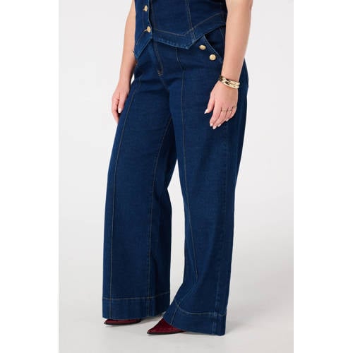 MS Mode wide leg jeans blauw afbeelding