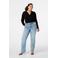 MS Mode straight jeans light blue denim