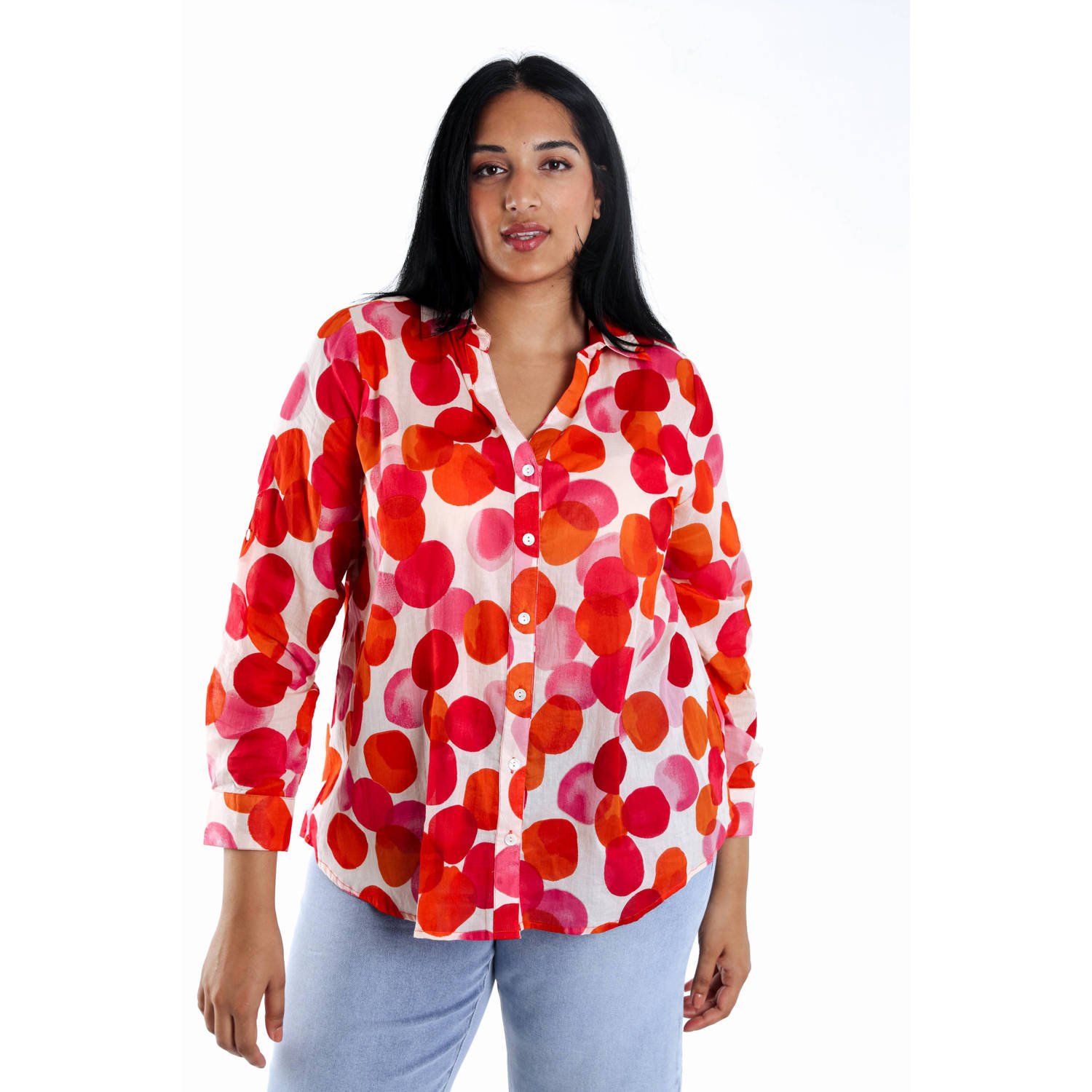 Paprika blouse rood