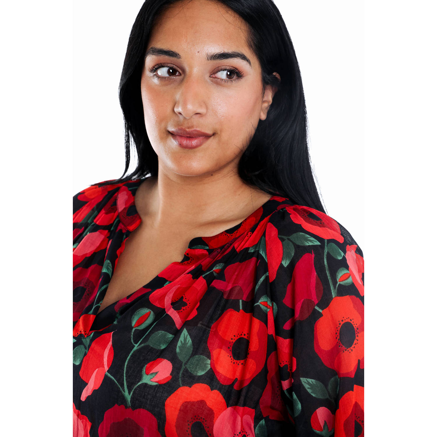 Paprika blousetop rood