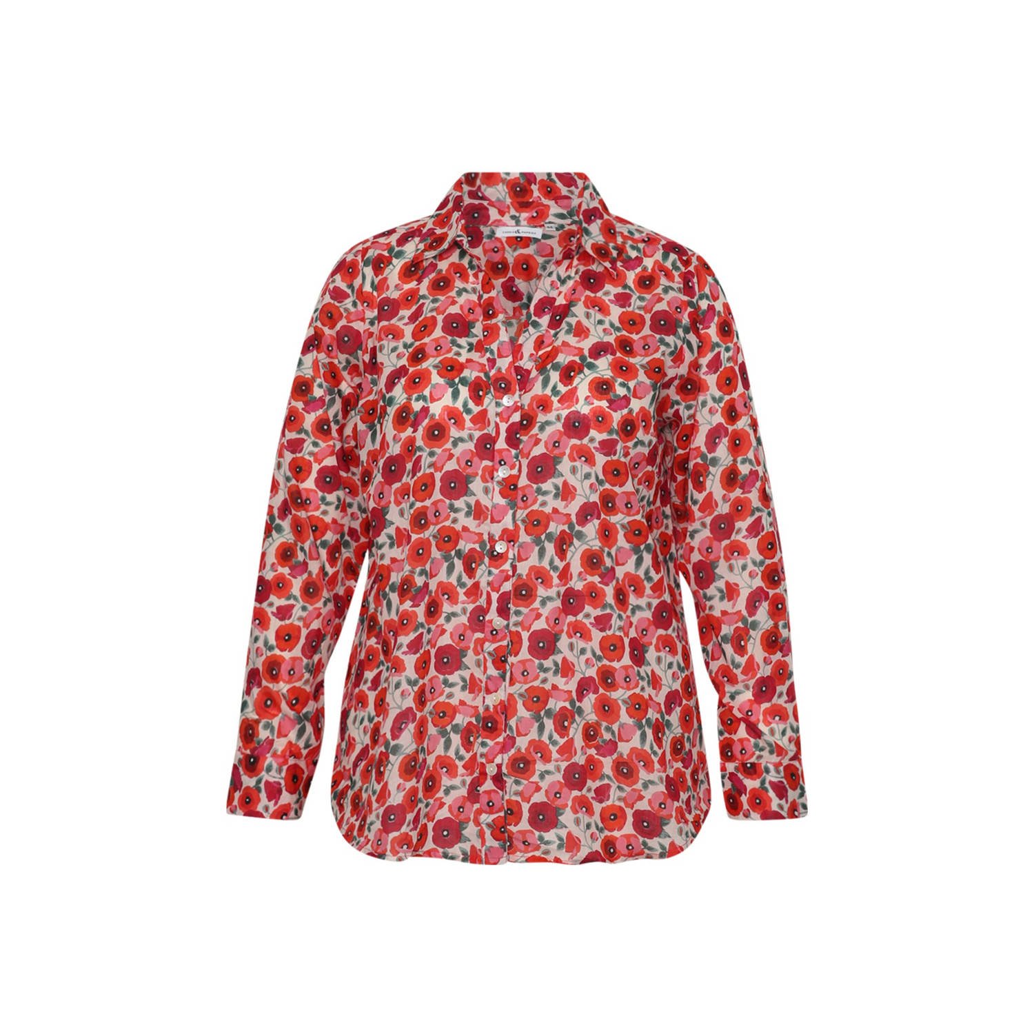 Paprika blouse rood