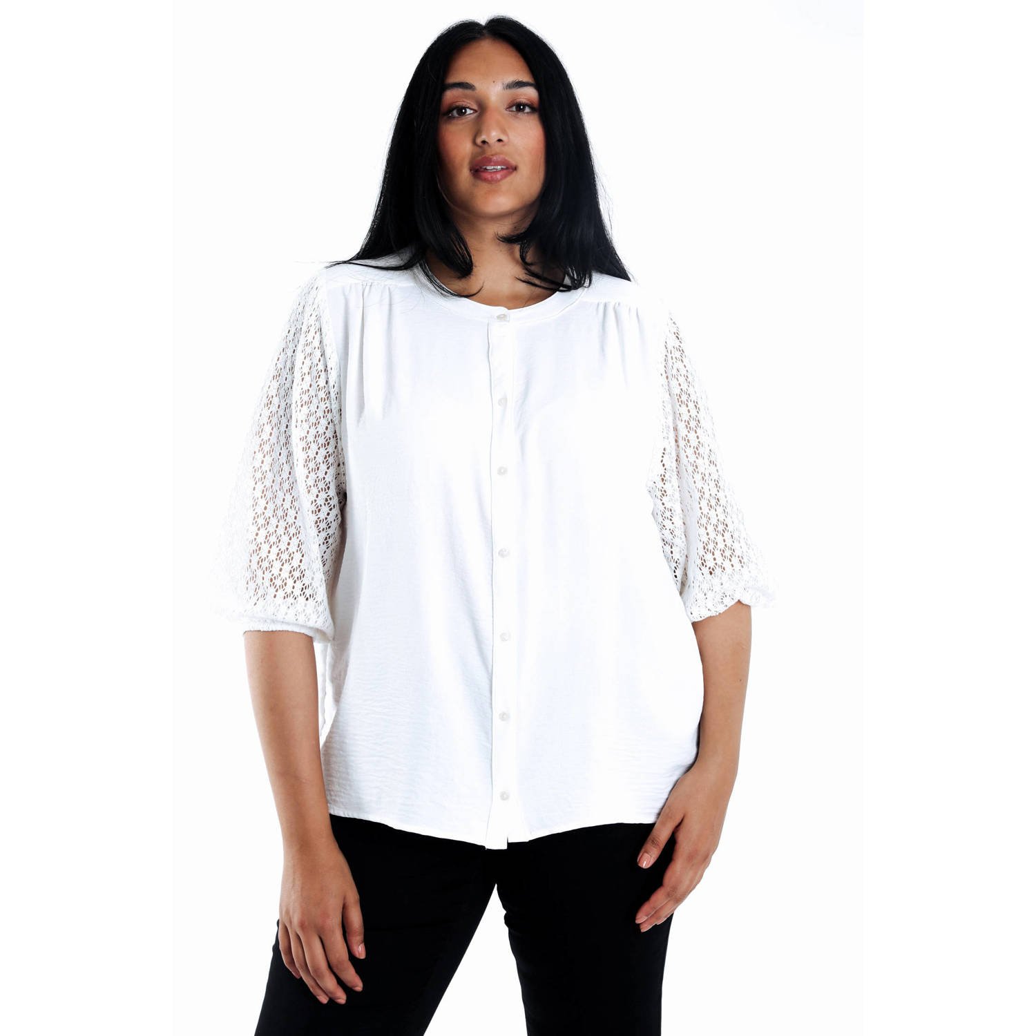 Paprika blouse wit