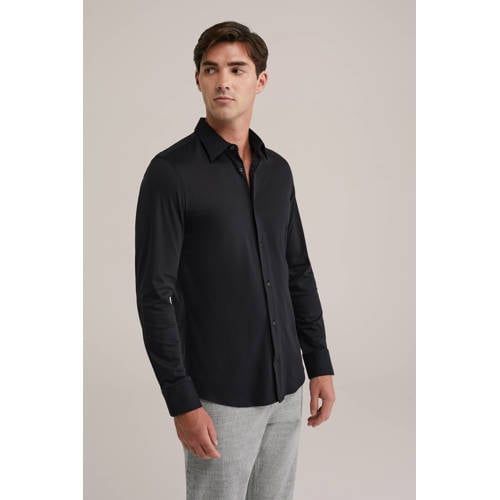 WE Fashion zakelijk overhemd zwart afbeelding
