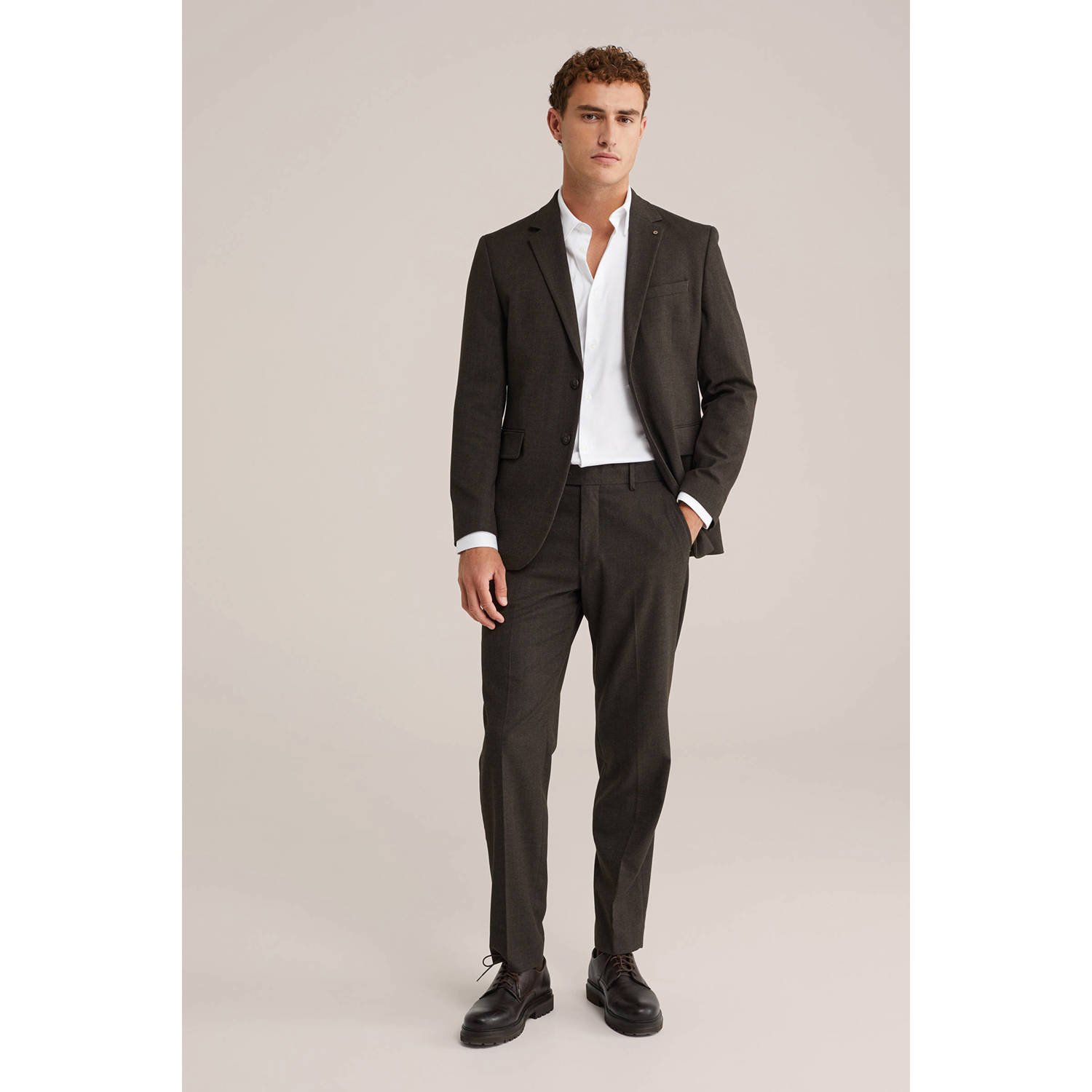 WE Fashion zakelijk overhemd wit
