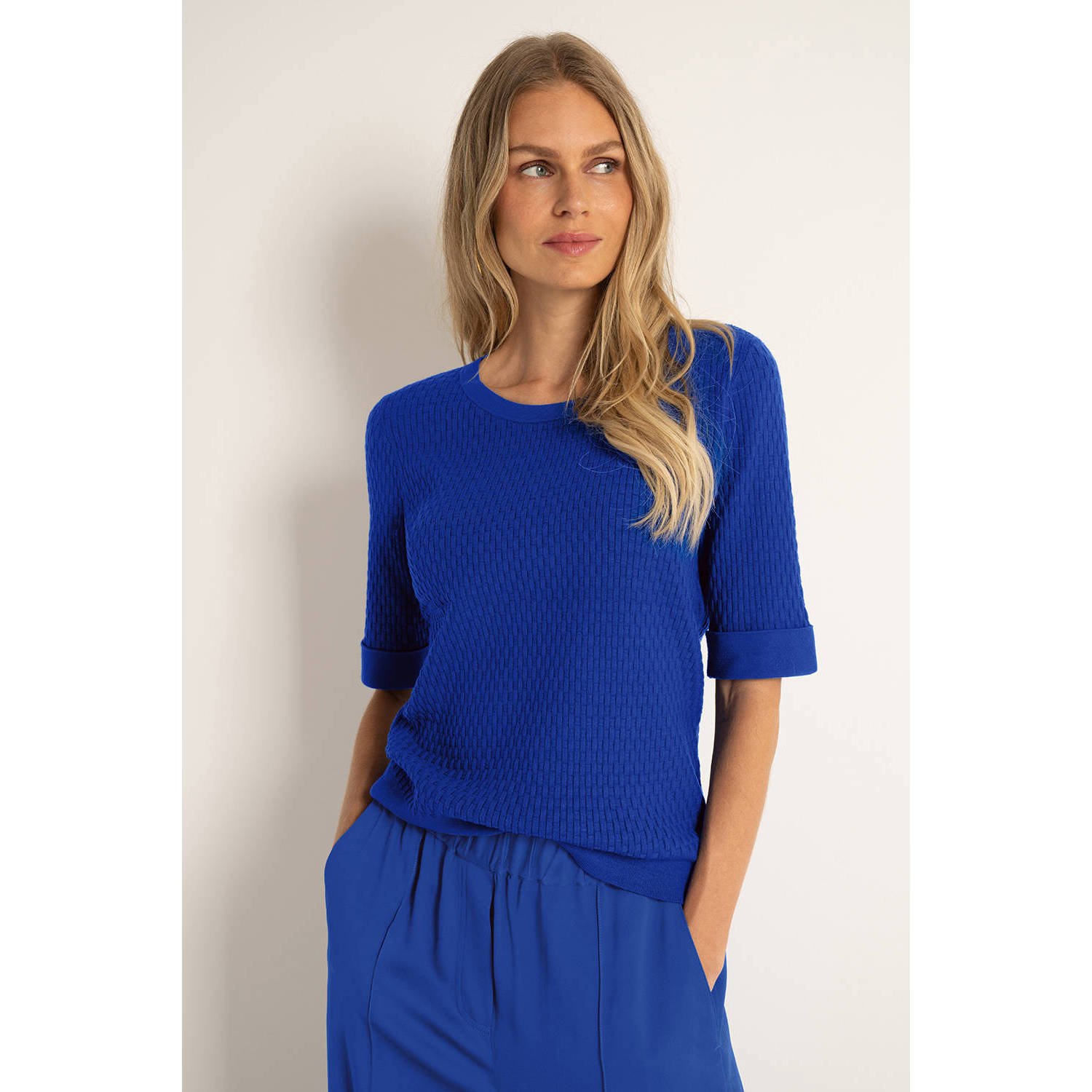 Claudia Sträter pullover trui blauw