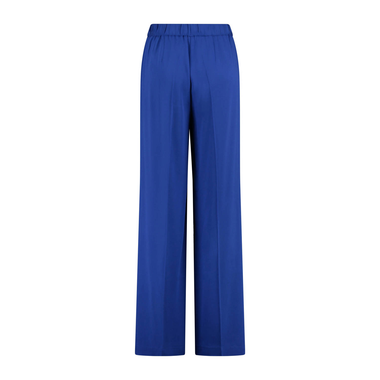 Claudia Sträter wide leg high waist broek blauw