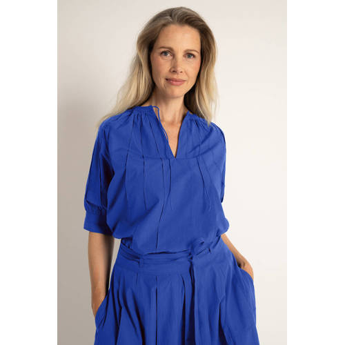 Claudia Sträter top blauw afbeelding
