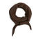 PIECES triangle scarf PCKOMMA donkerbruin