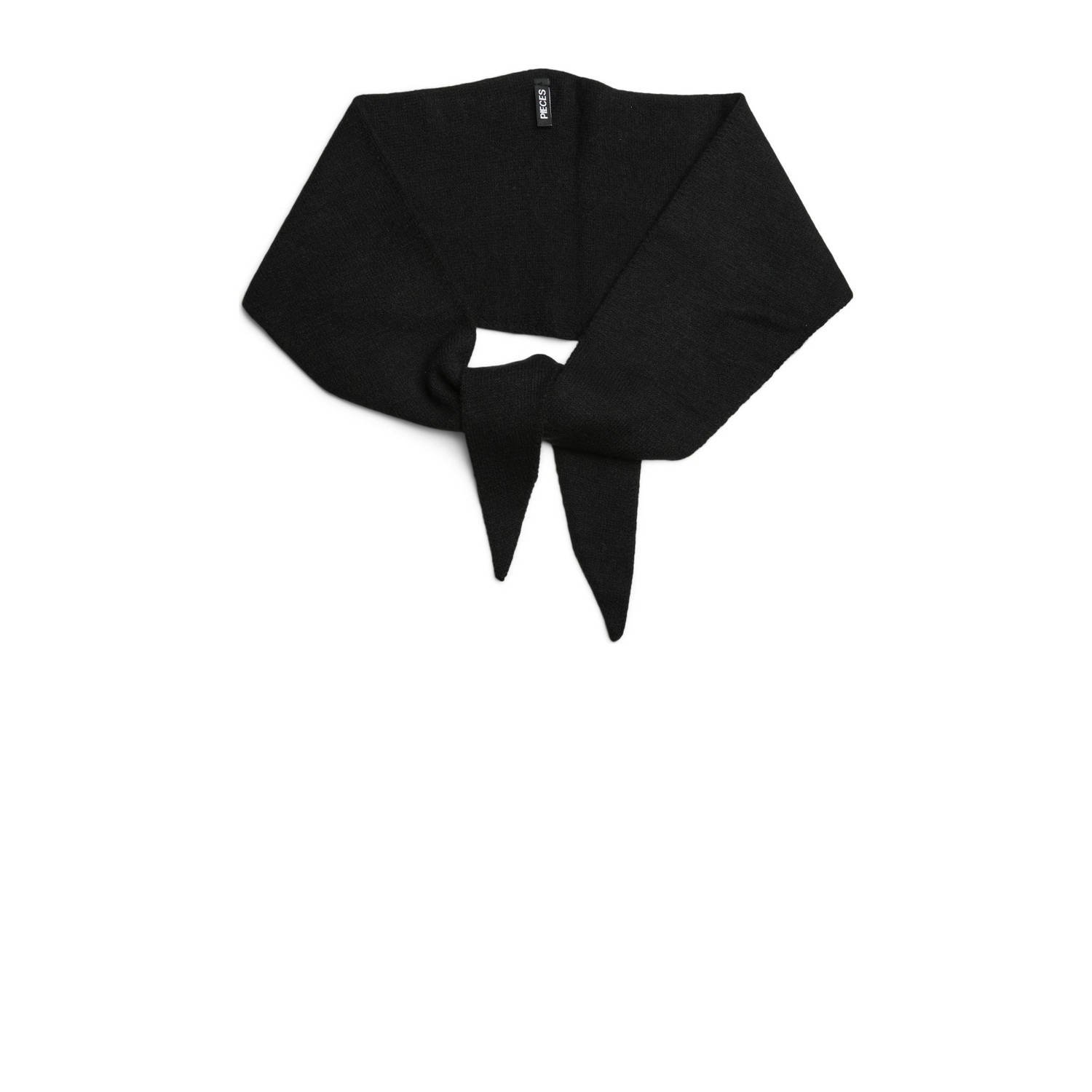 PIECES triangle scarf PCKOMMA zwart