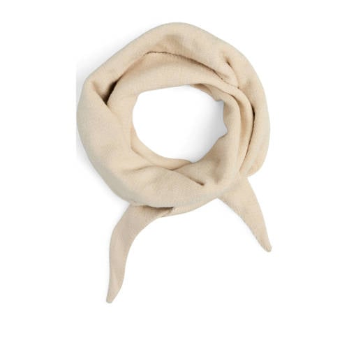 PIECES triangle scarf PCKOMMA ecru afbeelding