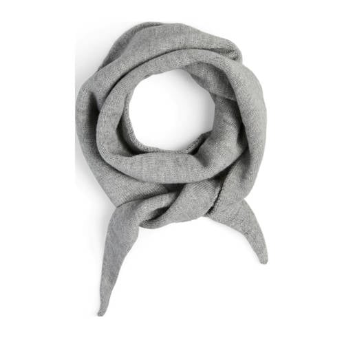PIECES triangle scarf PCKOMMA grijs afbeelding