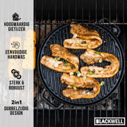 thumbnail: Blackwell Grillplaat BBQ / Bakplaat Gietijzer ø 30 cm - zonder anti-aanbaklaag 2-zijdig