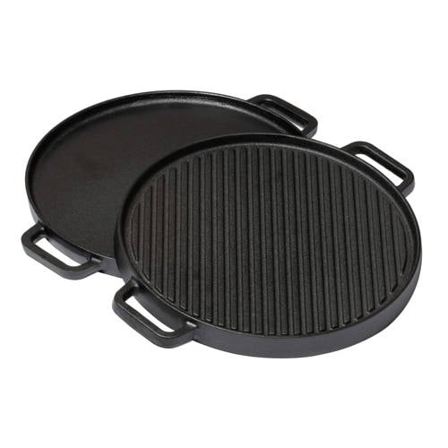 Blackwell Grillplaat BBQ Gietijzer Rond 2-Zijdig afbeelding