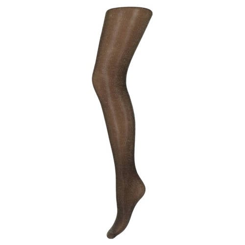 Marianne panty 35 denier met glitters zwart/goudkleurig afbeelding