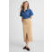 Anytime denim rok beige