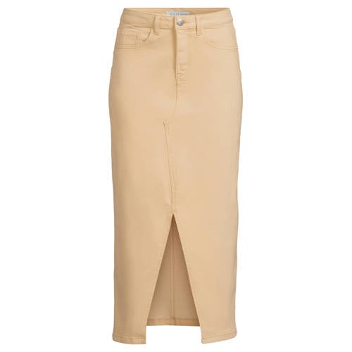Anytime denim rok beige afbeelding