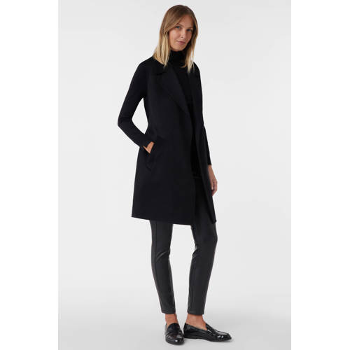 comma skinny regular waist broek zwart afbeelding
