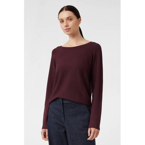 comma pullover roodbruin afbeelding