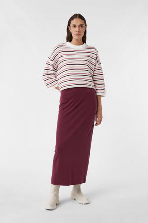 midi rok paars