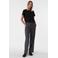comma straight regular waist casual broek grijs