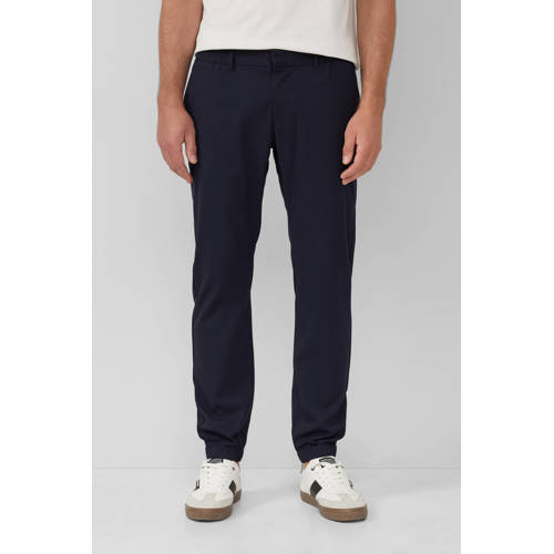 s.Oliver BLACK LABEL regular pantalon donkerblauw afbeelding