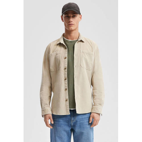 QS overshirt beige afbeelding