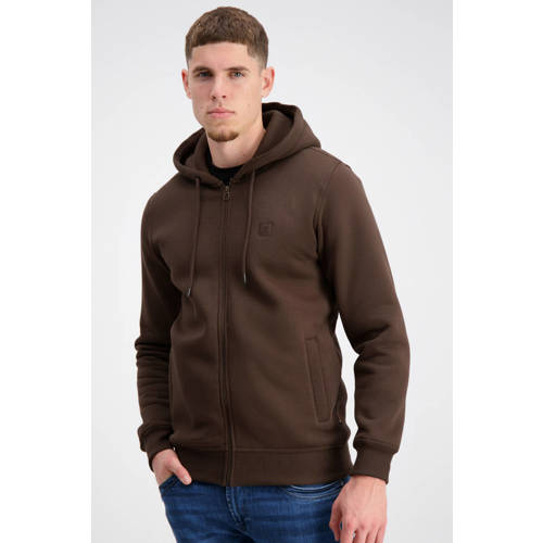 GABBIANO sweatvest bruin afbeelding