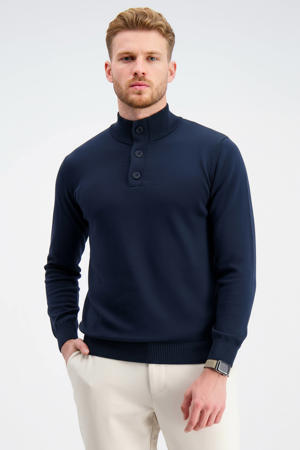 gebreide trui donkerblauw