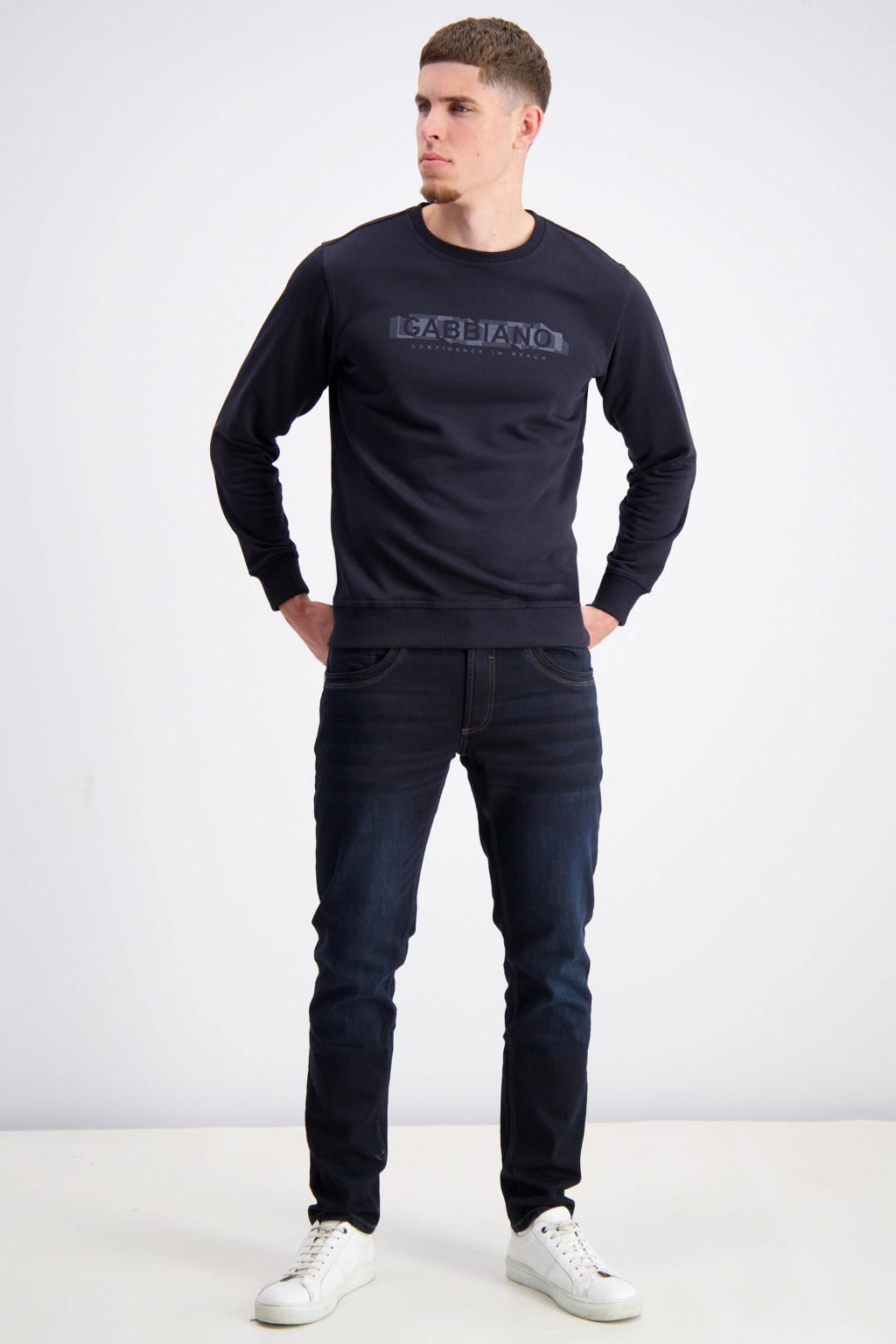 GABBIANO sweater donkerblauw