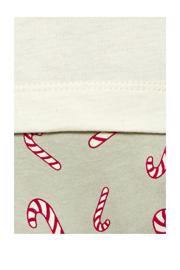 thumbnail: Lascana pyjama met kerstprint lichtgroen