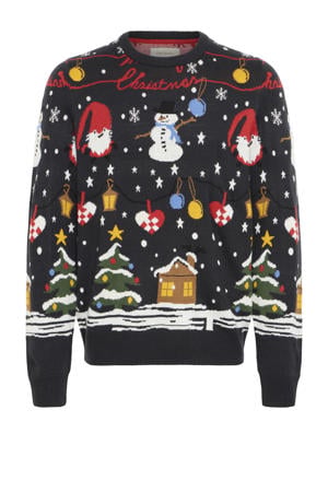 kersttrui donkerblauw