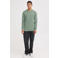 Blend pullover trui met ingebreid patroon groen