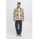 Blend teddy gevoerd overshirt donkerbruin