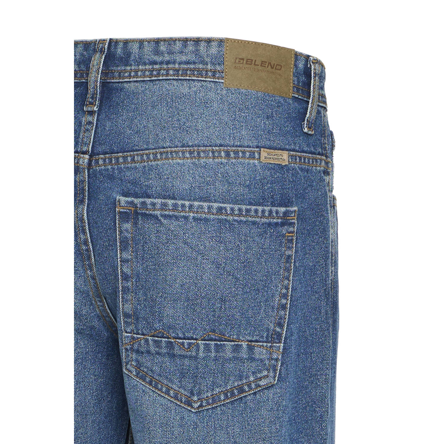 Blend BHFLAKE loose fit straight leg jeans denim middle blue