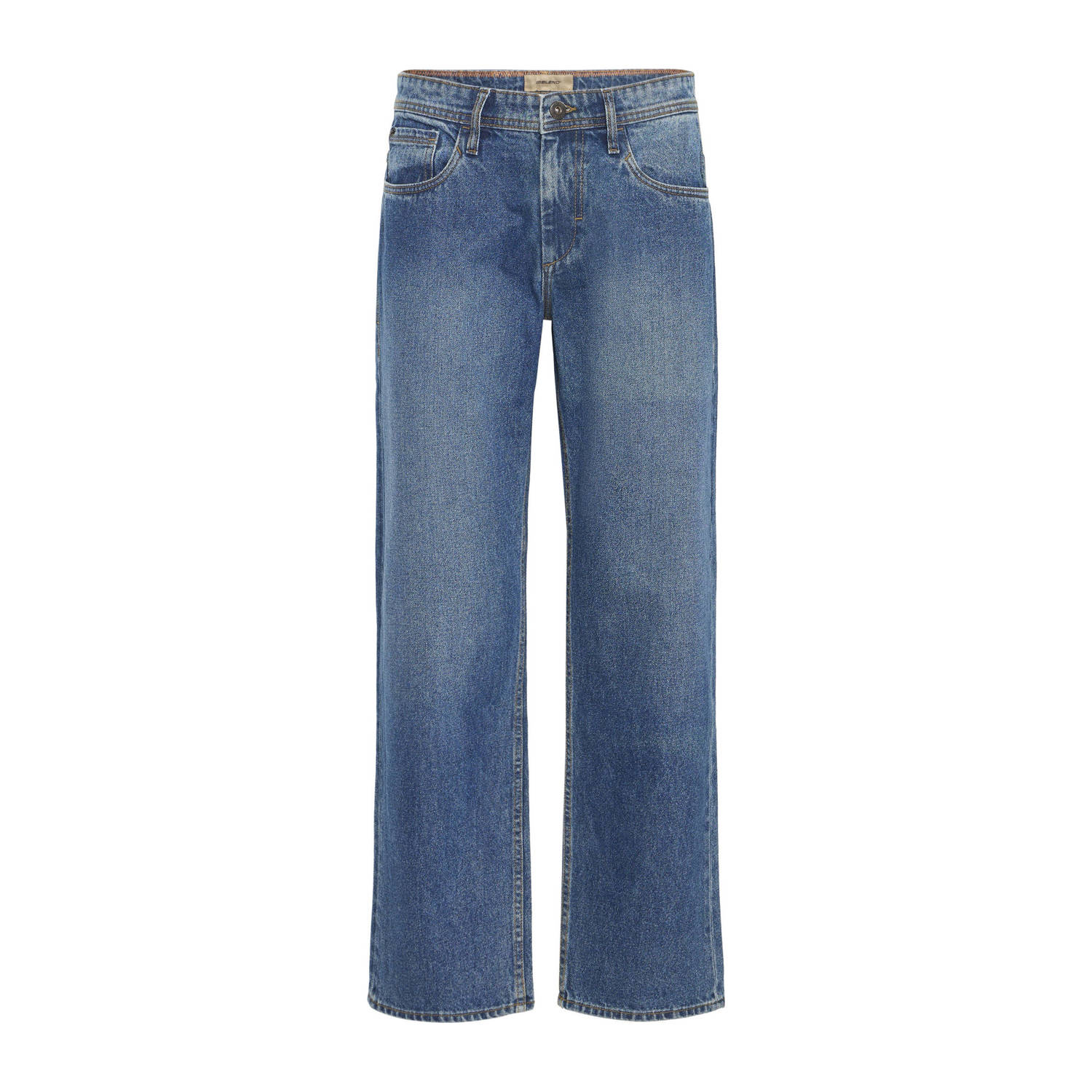 Blend BHFLAKE loose fit straight leg jeans denim middle blue