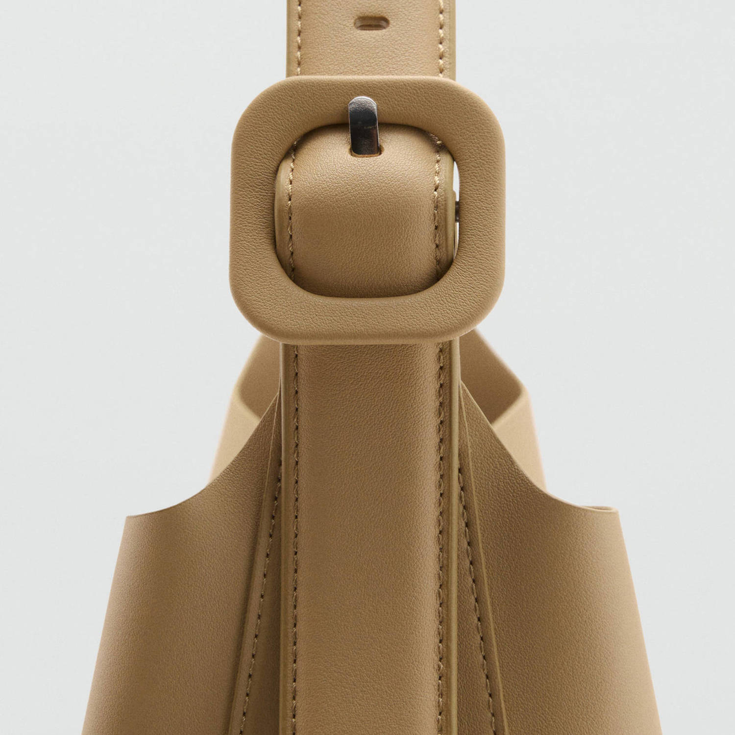Mango schoudertas beige