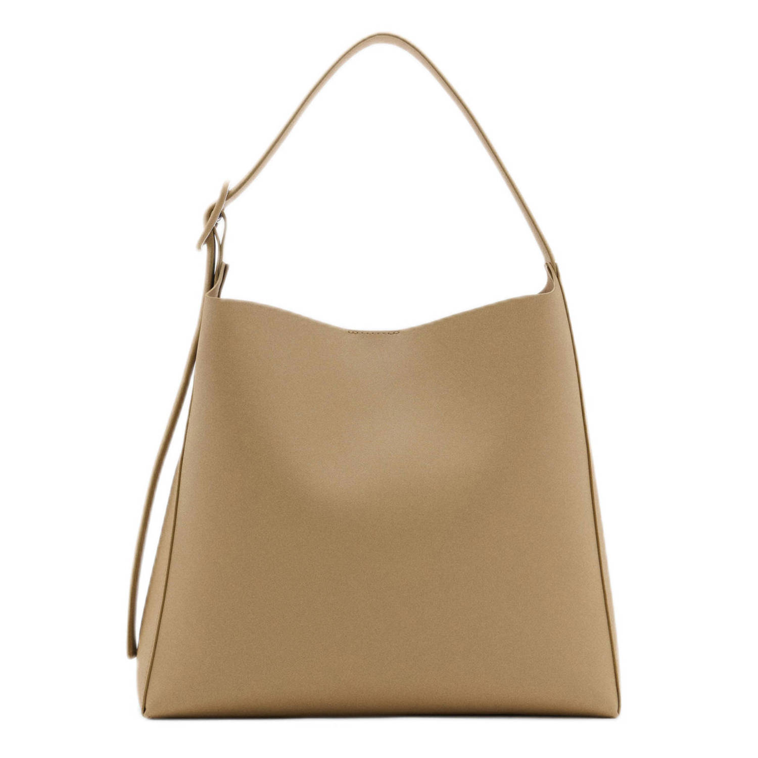 Mango schoudertas beige
