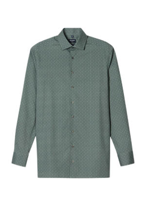 getailleerd casual overhemd groen