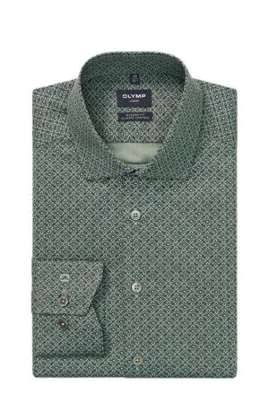 getailleerd casual overhemd groen