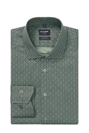 getailleerd casual overhemd groen
