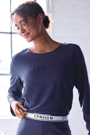 pyjamatop donkerblauw