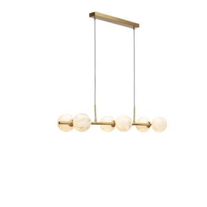 hanglamp Carrara 6-lichts (105x30 cm)