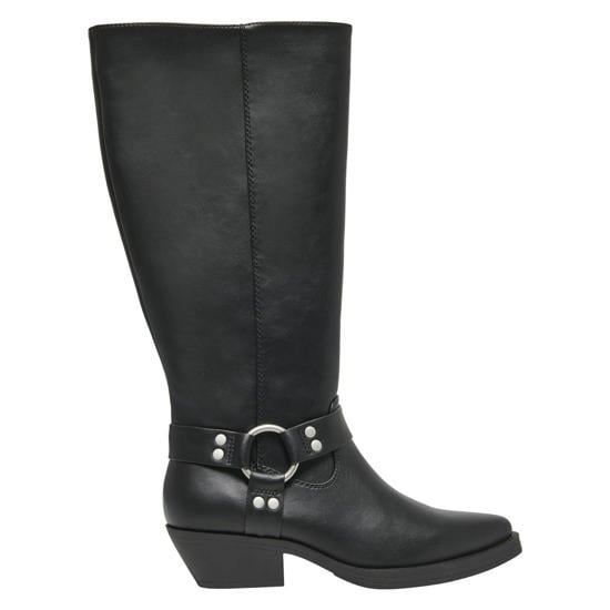 zwarte biker boots dames