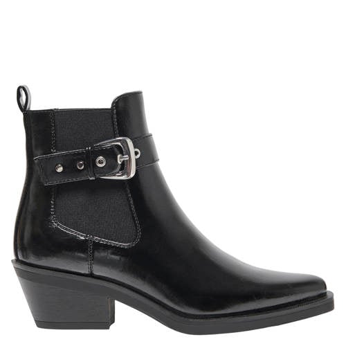 ONLY ONLAmie lak cowboylaarzen zwart afbeelding