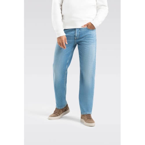 MAC Rick comfort fit straight leg jeans authentic summer bleach afbeelding