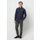 Profuomo slim casual overhemd donkerblauw
