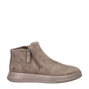 Move W suède enkelboots taupe