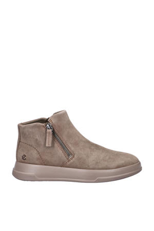 Move W suède enkelboots taupe