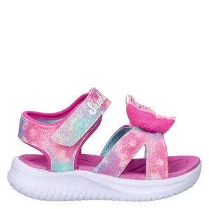 sandalen met lichtgevende vlinder roze